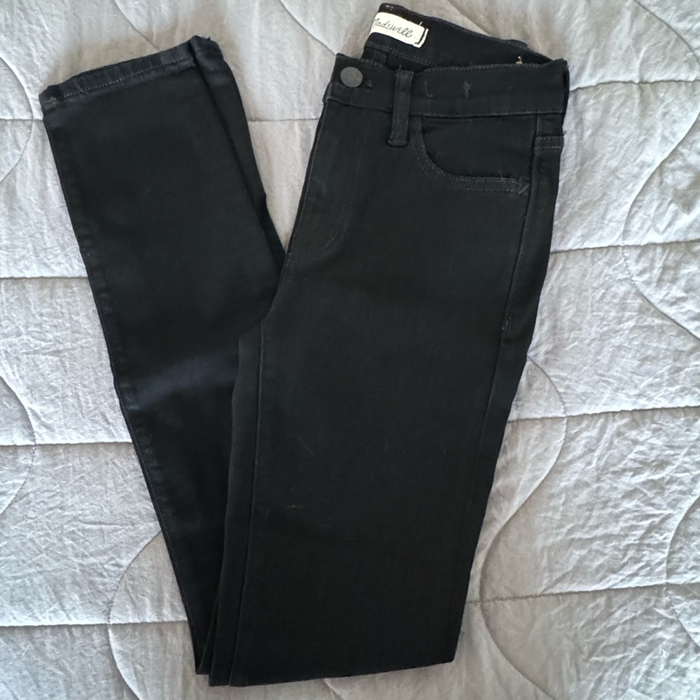 Madewell Black Roadtripper Skinny Jeans